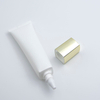 Tubo de gel limpiador facial para el cuidado de la piel, plástico cosmético suave de forma cuadrada OEM, 50ml, uso para maquillaje y suero con tapa de rosca