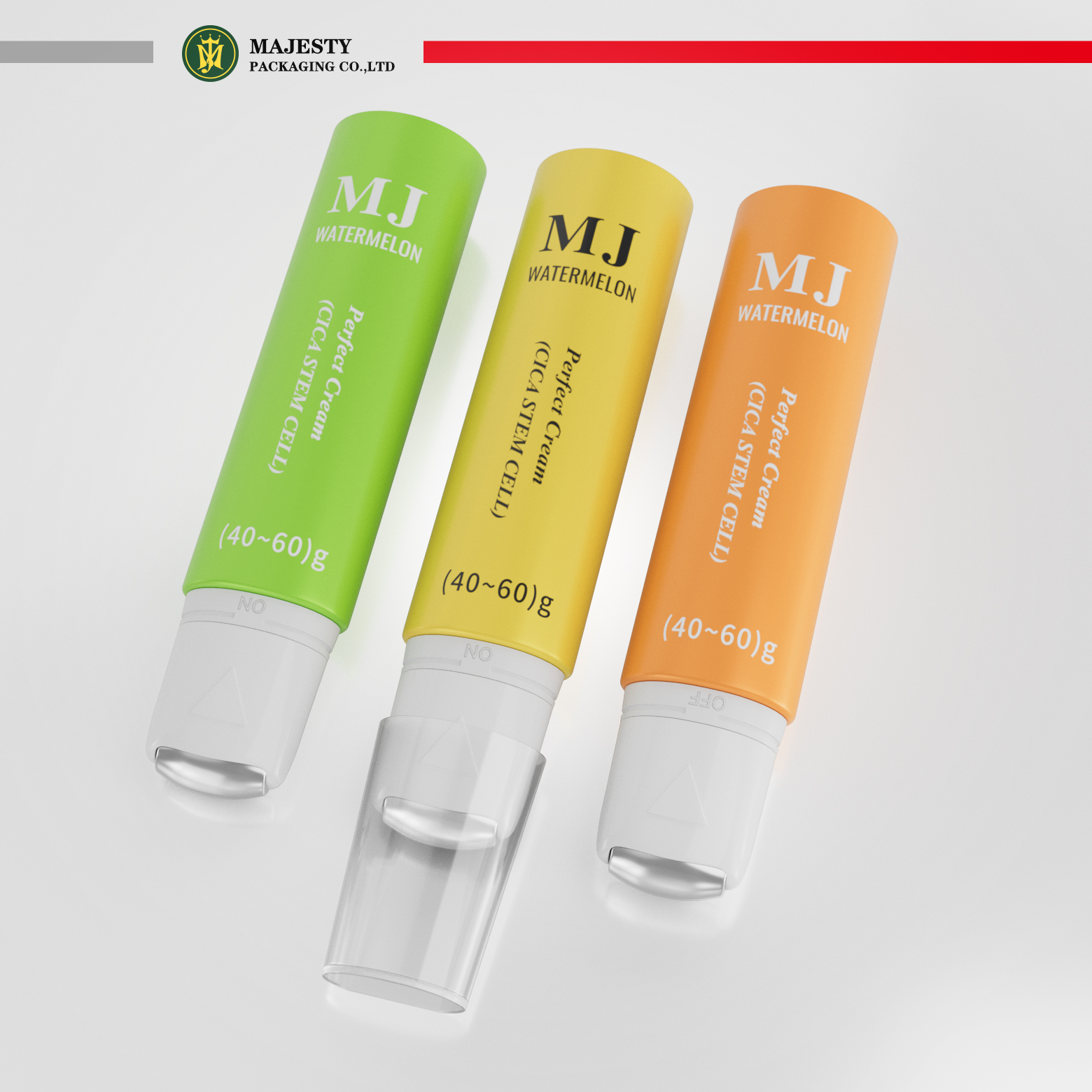 Tubo de base vacío personalizado de 40mm de diámetro, 40 ~ 150ml, bálsamo labial o tubo de brillo labial para cosméticos, precio directo de fábrica