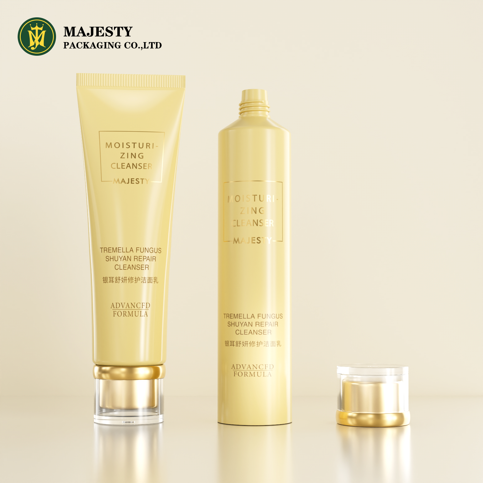 Tubo de fábrica ODM/OEM fabricado totalmente personalizable con tapa acrílica para crema de mano