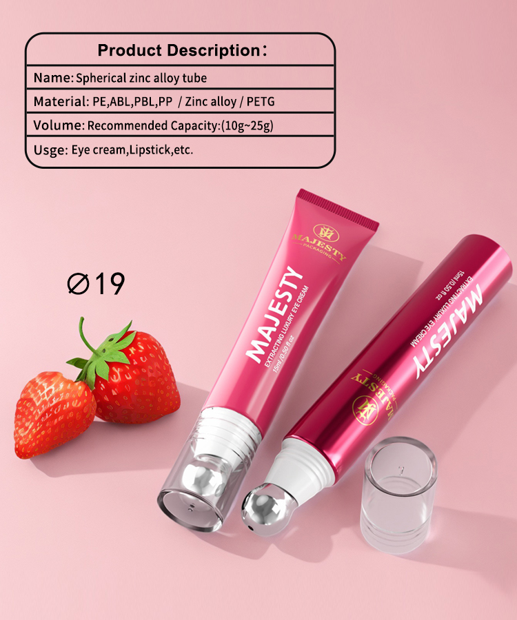Tubo de crema de ojos personalizado 