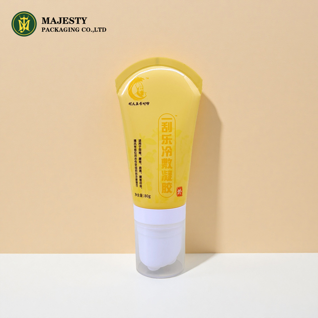 Tubo de impresión de pantalla de estampado de calma de silicona de plástico cosmético