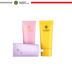 Fabricante de envases de tubo de loción para manos con protección solar, tapón de rosca de embalaje de tubo cosmético de plástico de forma ovalada, 30ml, 35ml, 50ml y 60ml