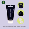 60 ~ 150 ml Negro 40 mm de diámetro Cuidado facial Tubo vacío cosmético Directamente de fábrica-60 ~ 150 ml Forma negra Tubo de loción Crema inferior