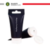 60 ~ 150 ml Negro 40 mm de diámetro Cuidado facial Tubo vacío cosmético Directamente de fábrica-60 ~ 150 ml Forma negra Tubo de loción Crema inferior