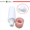 Tubo suave de plástico de doble cámara de PE de 50-70ml para loción corporal y crema para ojos, contenedor de cosméticos con serigrafía