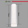 Tubo de doble cámara de doble capa, tapa abatible de cerámica, loción corporal, lavado de cara, tubo de plástico, embalaje cosmético, tubo exprimidor para el cuidado de la piel