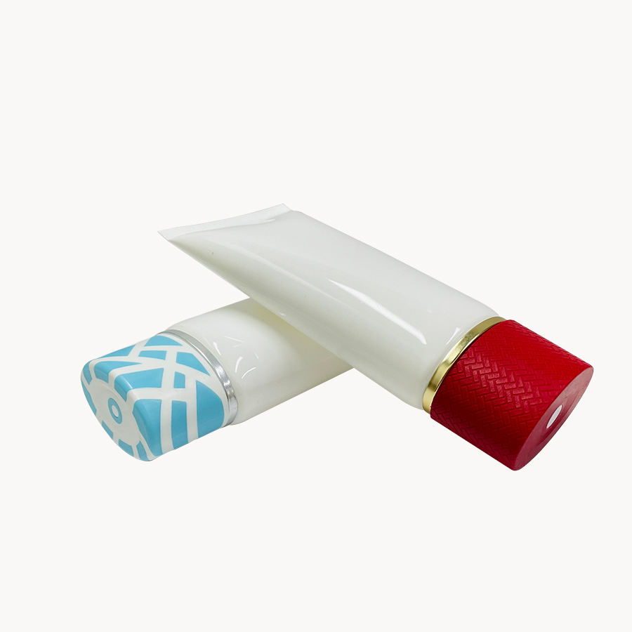 Tapa de rosca de dispensación central Tubo de plástico Tubo de loción corporal Plástico Cuidado de la piel Envases cosméticos Tubo de plástico PE