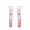 Pequeño tubo de labios de plástico para cosméticos, 10ml, 20ml, aplicador de lápiz labial y brillo de labios, tubo de maquillaje con cepillo