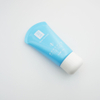 Tubo de plástico vacío para cuidado de la piel, loción, crema de manos, protector solar, tubo de plástico PE, embalaje de tubo cosmético, apretón suave, 50ml