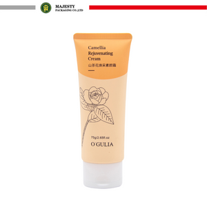 Tubo de plástico PE para cuidado de la piel, embalaje cosmético, tapa abatible de gran volumen, champú, loción corporal, acondicionador, tubo de plástico personalizado