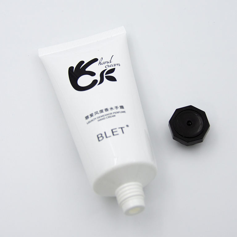 Tubo de plástico blando de aluminio OEM de 100ml para crema de manos, tubo cosmético de embalaje exprimible para protector solar y crema para ojos