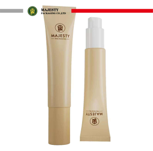 Tubo de crema BB de plástico suave PP personalizado de 5 capas, tubos con cabezal de bomba sin aire para protector solar, suero para ojos, maquillaje, Envase Cosmético Vacío