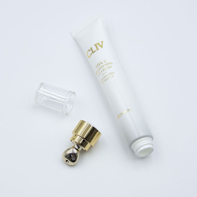 Tubo de embalaje de 10ml, 15ml, 20ml con cabezal aplicador vibratorio para crema de ojos, lápiz labial, protector solar y limpiador