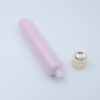 Tubo de compresión suave transparente personalizado de doble cámara, embalaje extruido de PE doble, crema para el cuidado de la piel, protector solar facial, loción para ojos