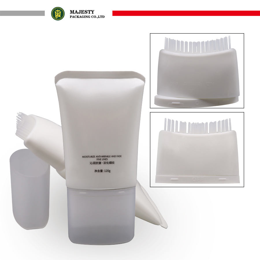 Tubos de plástico personalizados de 100ML-150ML para embalaje para el cuidado del cuero cabelludo, diseño extruido premium
