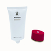 Limpiador de crema facial de tubo de plástico de maquillaje cosmético de tubo de protección solar de tubo suave personalizado con tapa de torsión de flujo central