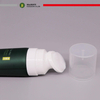 Tubo de limpiador facial personalizado, aplicador de silicona para apretar, tubo de plástico, embalaje cosmético, tubo suave para masaje