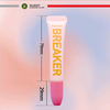 Tubo de lápiz labial de plástico de 16MM, color rosa, personalizado, aplicador de compresión de PE de 2 capas, tubo vacío de brillo de labios para cosméticos