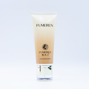 Embalaje de tubo de plástico vacío personalizado, crema BB, cuidado de la piel, loción facial, cosméticos, logotipo impreso, incluye champú protector solar