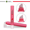 Tubos de empaquetado de la tapa del protector labial plástico de encargo con el tubo plástico del lustre del labio del aplicador del silicón