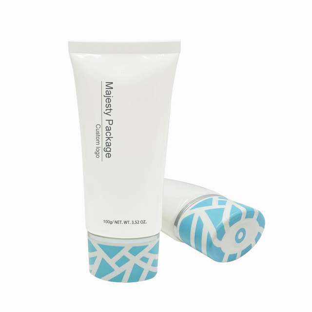 Envases de tubos personalizados, envases cosméticos biodegradables de caña de azúcar, crema de manos de plástico, limpiador facial, tubos exprimidores con tapa giratoria