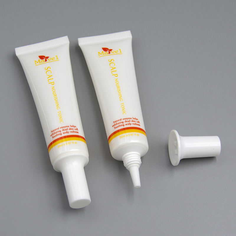 Tubo de boquilla largo vacío personalizado, bala de plástico suave, crema hidratante para ojos, máscara de protección solar, Gel, tubo vacío personalizado