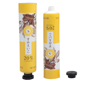 Tubos de papel de aluminio personalizados de 20g-100g para envases cosméticos suaves de crema de manos para limpiador facial con protección solar