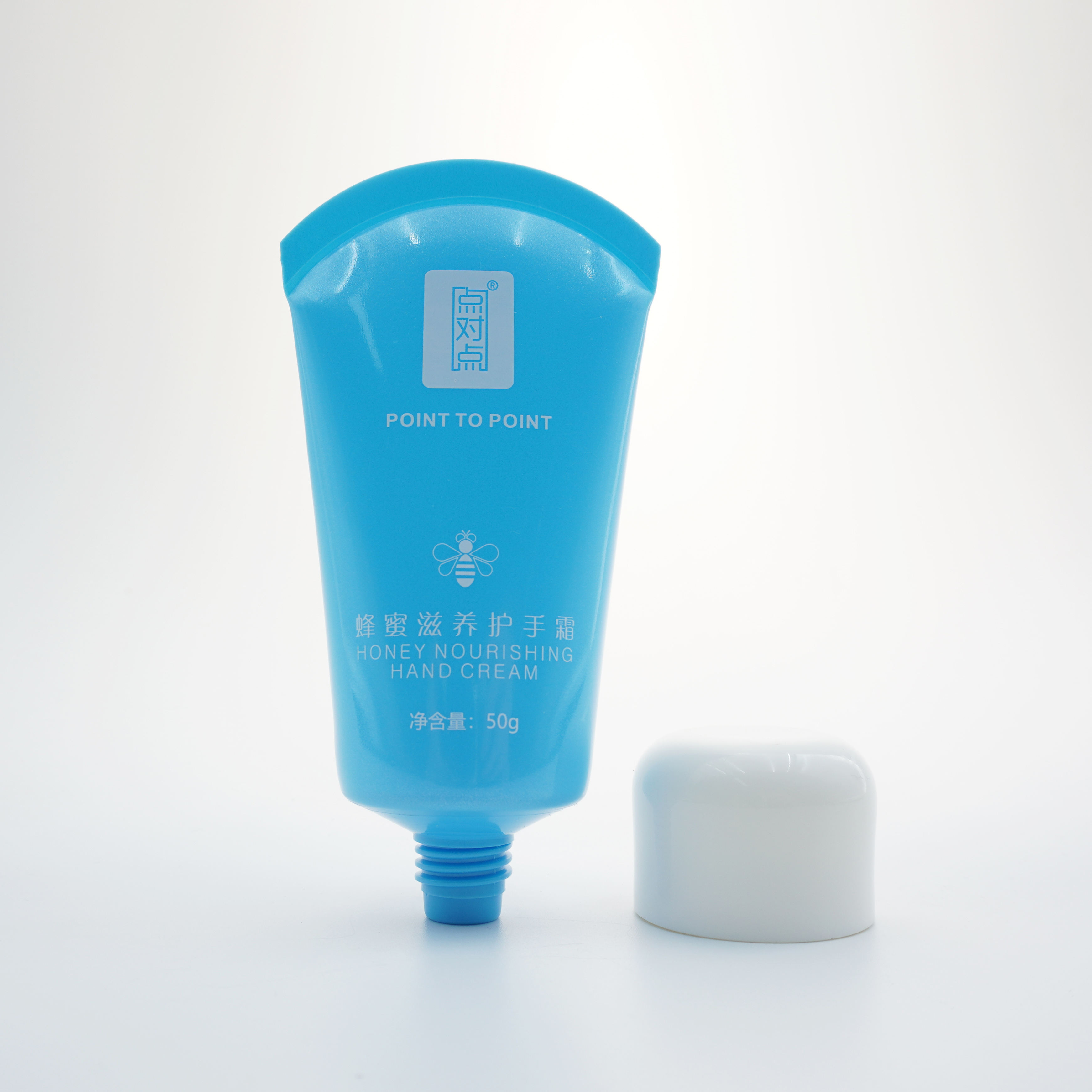 Tubos cosméticos de plástico vacíos personalizados de 50 ml con tapas de bola redondas Envases de crema de manos para productos para el cuidado de la piel y mascarillas faciales Rímel