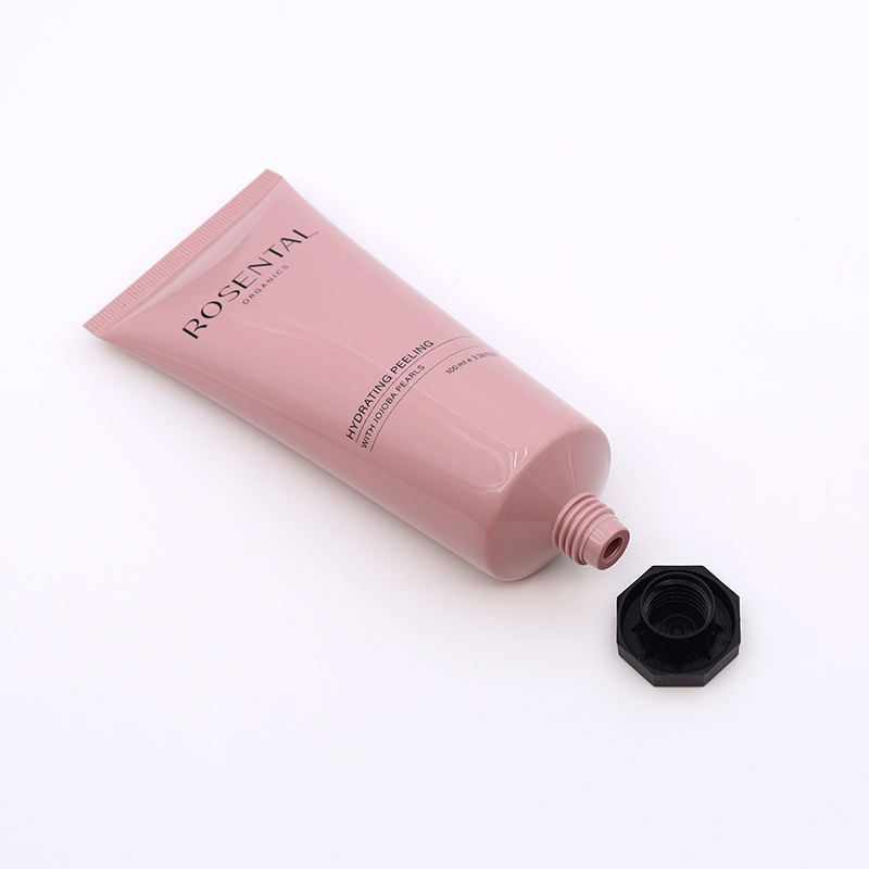 Tubo octogonal plástico del apretón suave del OEM para el empaquetado del tubo de la crema de manos y del suero del ojo del limpiador del cuidado de la piel