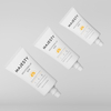 Forma ovalada plana personalizada, tubo de embalaje de plástico PE, base líquida BB CC, crema de protección solar, cosmética facial, colores dorados y plateados