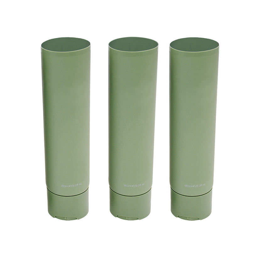 Tubos de embalaje de cosméticos para loción corporal, champú, Gel de ducha, plástico, 120ml, 200ml, 250ml, disco de prensa, tapa superior, etiquetado en forma de compresión