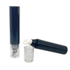 Tubo de plástico personalizado de fábrica de 15 ml para envases cosméticos de rímel con aplicador de aleación de zinc y tubo de crema para ojos de masaje de cerámica