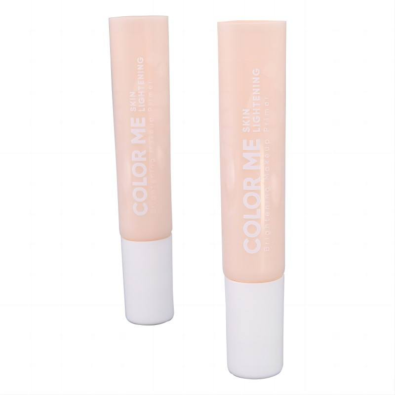 Tubo de plástico vacío transparente OEM de 20 g para base, lápiz labial en crema BB&CC y protector solar con bomba de loción Fabricante de tubos cosméticos