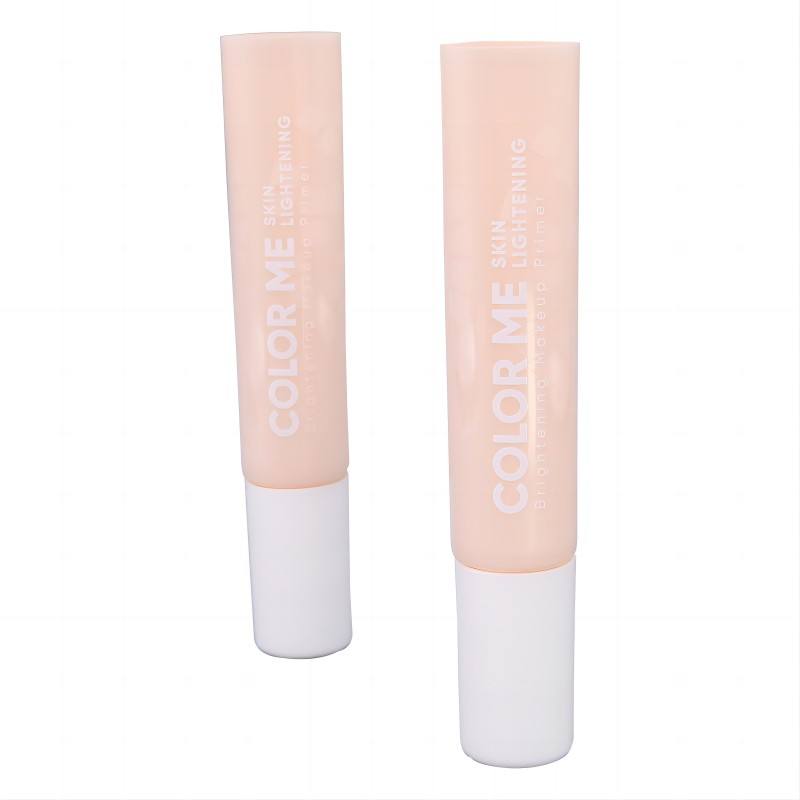Tubo de plástico vacío transparente OEM de 20 g para base, lápiz labial en crema BB&CC y protector solar con bomba de loción Fabricante de tubos cosméticos