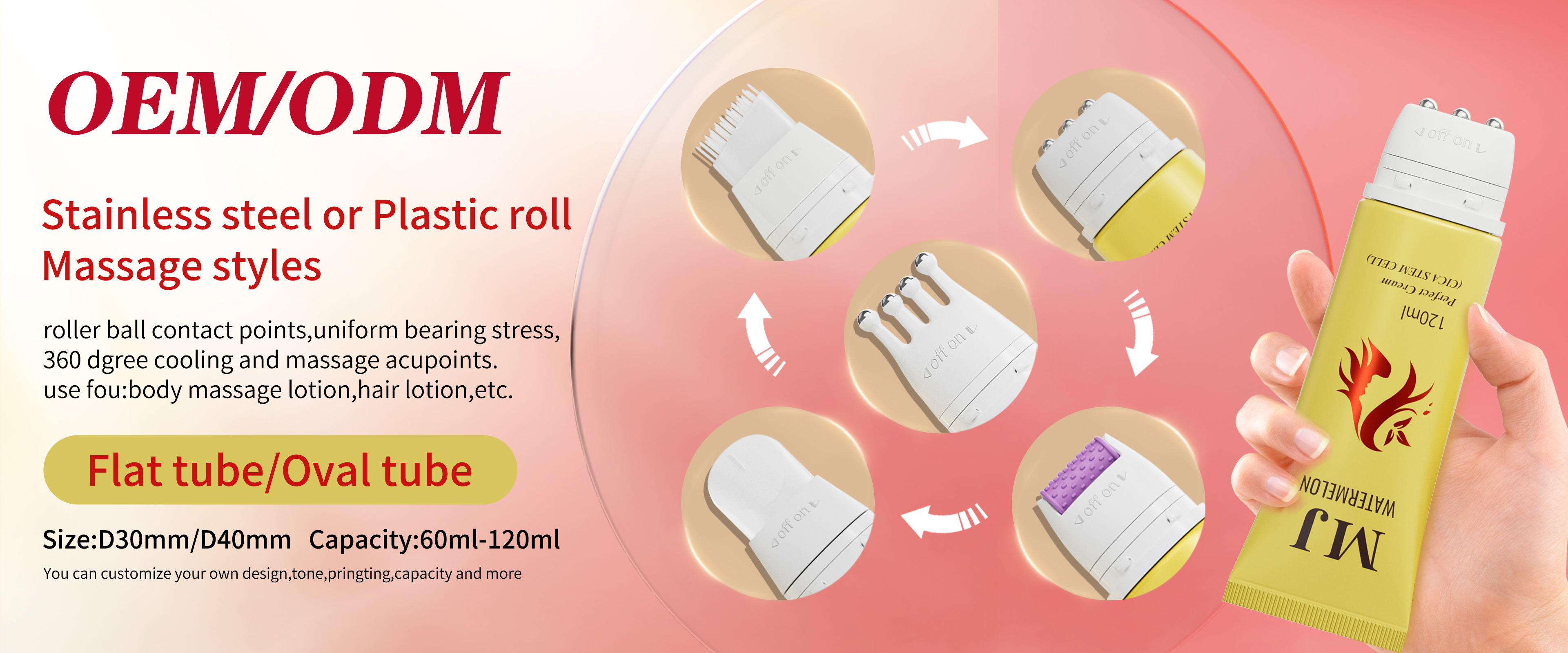 tubos cosm&eacute;ticos de aluminio