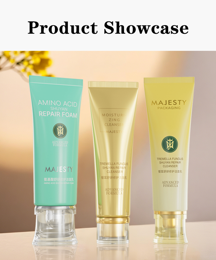 ODM/OEM Tubo de crema de manual personalizable con tapa acr&iacute;lica 