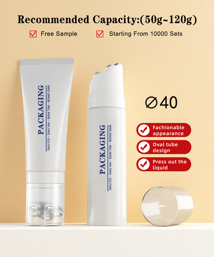 Tubos de plástico cosmético