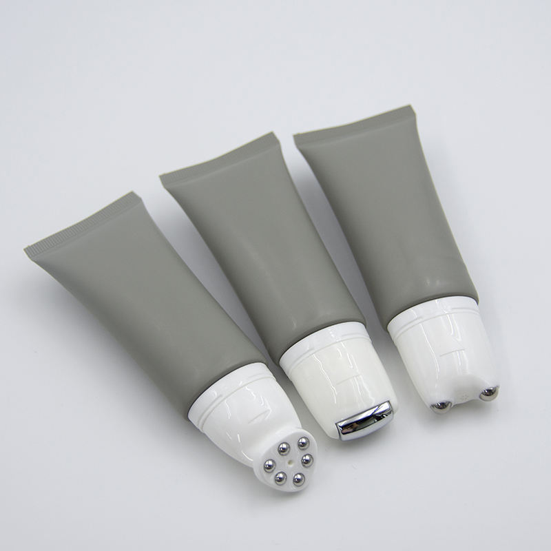 Precio de fábrica, tubo aplicador de bola de rodillo de aleación de Zinc multifunción, crema para ojos, masaje, embalaje de cosméticos, tubos de plástico