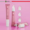 Tubo de lápiz labial y brillo de labios de PP suave personalizado con aplicador de plástico con tapón de rosca y cuentagotas para cosméticos