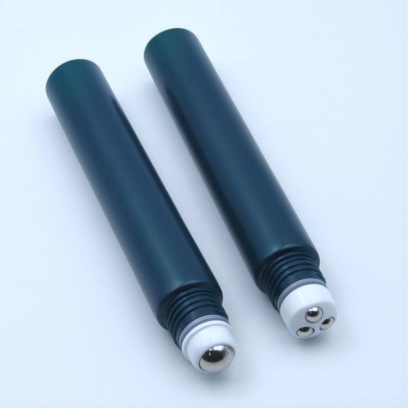 Tubo de crema para ojos personalizable, 15mL, 30mL, cuidado de la piel, aceite esencial, tubo de masaje, paquete de plástico, serigrafía, protector solar para labios