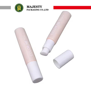 Aplicador de bomba de tubo exprimidor de plástico suave de PE de 8 ~ 15ml para base de maquillaje crema de protección solar loción BB crema uso cosmético