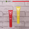 Tubo de plástico con bomba sin aire personalizable, 10-60ml, para protector solar, loción de manos, crema facial, embalaje de tubo cosmético de plástico con bomba
