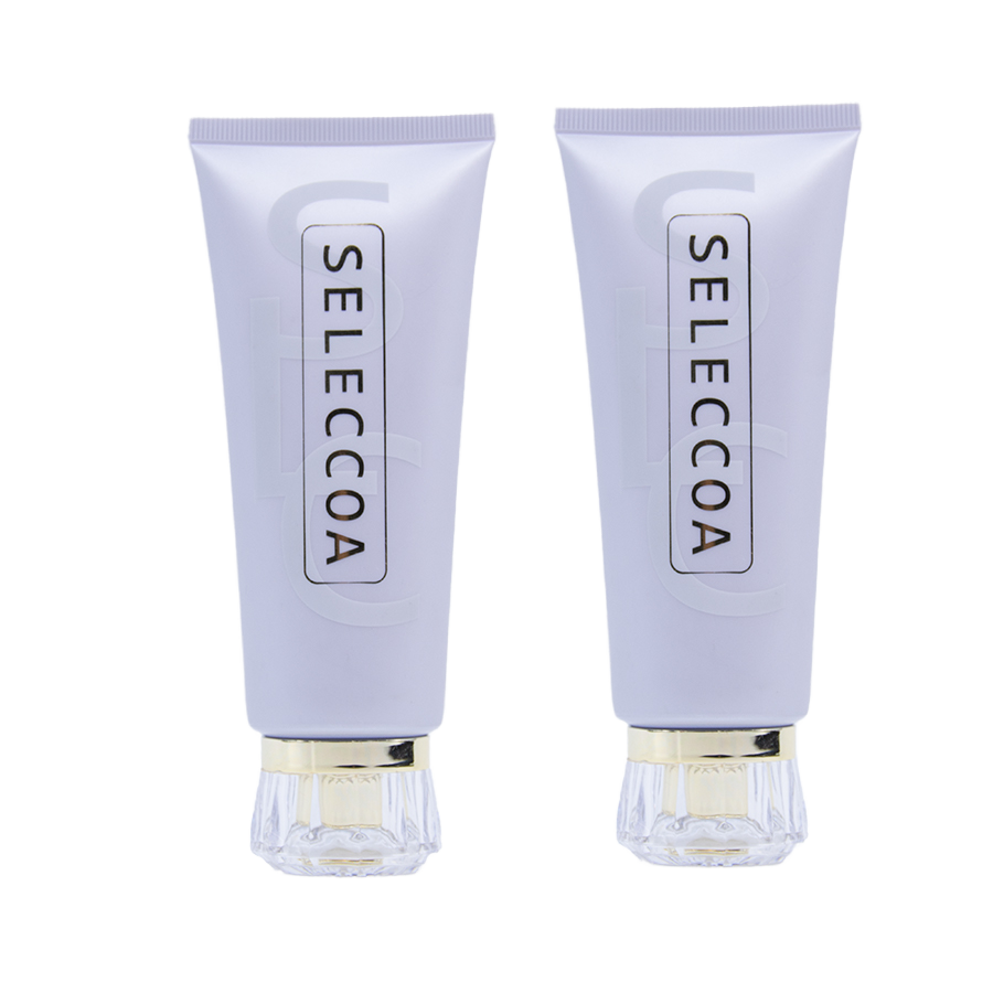 Emulsión facial personalizable Tubos de plástico cosméticos vacíos Uso de material de PE para crema Protector solar para envases de embalaje para el cuidado de la piel
