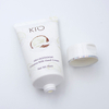 OEM plástico suave cosmético tubo de compresión tapa superior de tornillo crema de manos lavado de cara crema de ojos serigrafía tratamiento de superficie