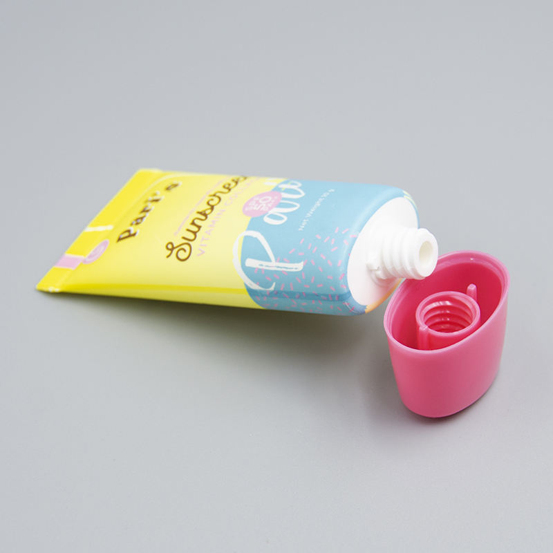 Tubo cosmético de plástico vacío Mini Squeeze de 3ml con logotipo personalizado para protector solar facial y tubo de base de mano para el cuidado facial