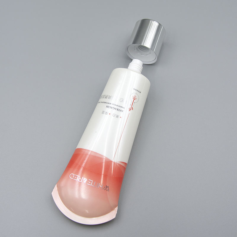 Tubo de plástico exprimidor cosmético suave personalizado para loción de lavado de cara y embalaje de crema de manos para suero para el cuidado de la piel