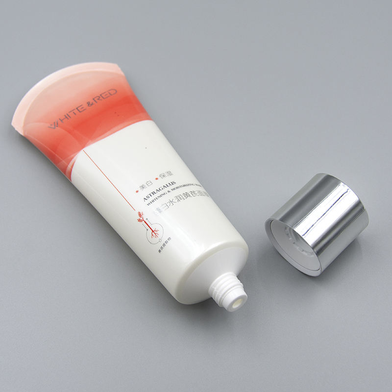 Tubo de plástico exprimidor cosmético suave personalizado para loción de lavado de cara y embalaje de crema de manos para suero para el cuidado de la piel