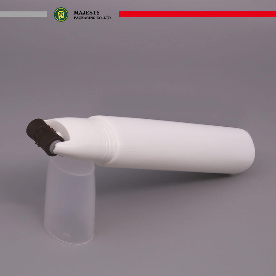 Aplicador de rodillo de masaje con interruptor, embalaje de tubo cosmético de plástico para el cuidado de la piel, crema facial, crema para ojos, tubo vacío de plástico