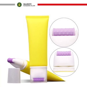 Tubo de masaje aplicador de silicona para tubos de plástico de crema adelgazante con impresión Offset para uso cosmético