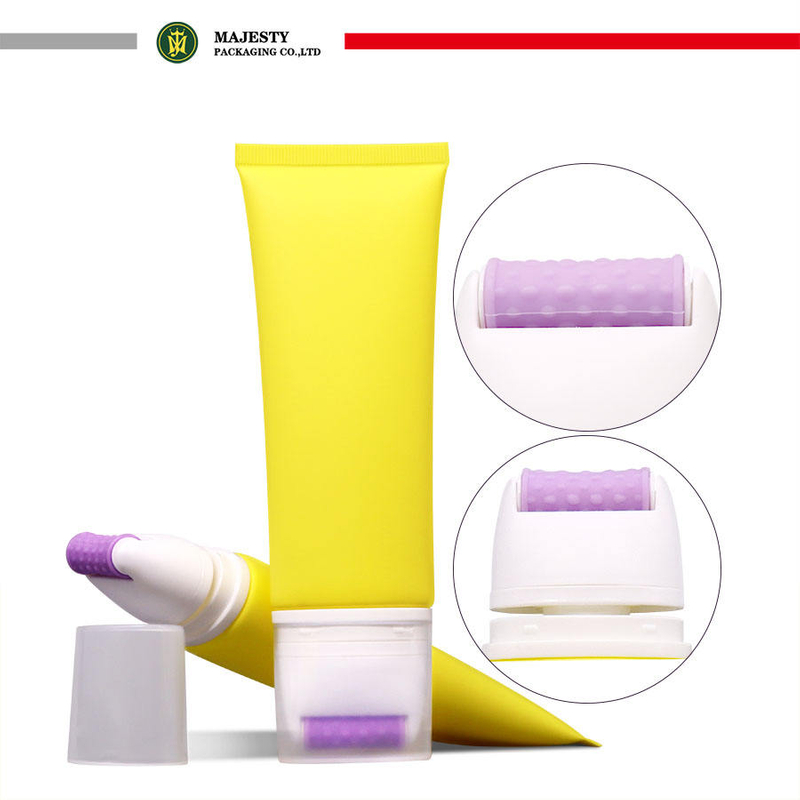 Tubo de masaje aplicador de silicona para tubos de plástico de crema adelgazante con impresión Offset para uso cosmético
